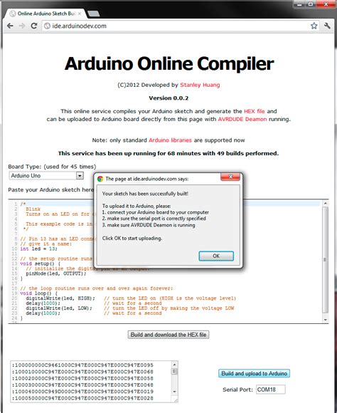 Online Arduino Sketch Compiler - Libraries - Arduino Forum