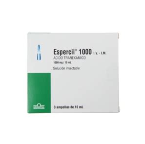 ACIDO TRANEXAMICO 1000 MG/ 10ML INYEC. – Distribuidora Sta María