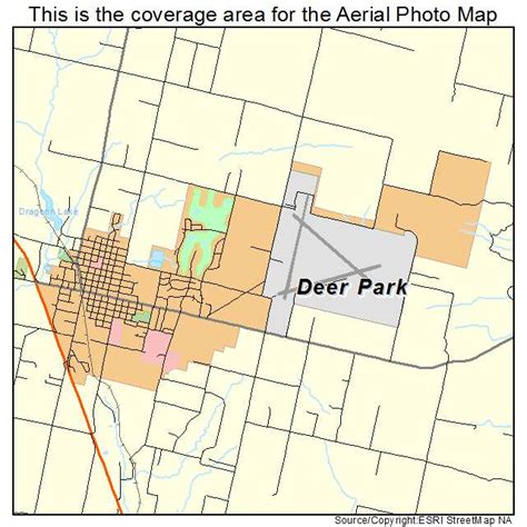 Aerial Photography Map of Deer Park, WA Washington