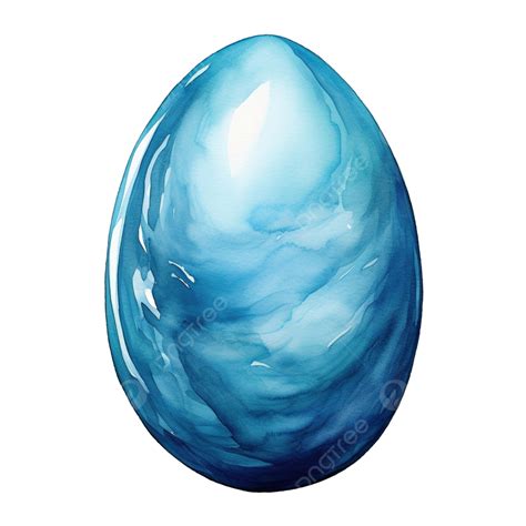 Blue Water Egg Drawing, Egg, Blue, Shiny PNG Transparent Image and Clipart for Free Download