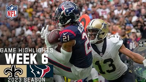 New Orleans Saints vs. Houston Texans Game Highlights | NFL 2023 Week 6 - Win Big Sports