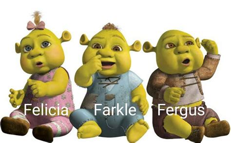 Pin en shrek | Personajes de shrek, Fiona y shrek, Hijos de shrek