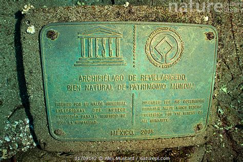 Stock photo of UNESCO World Heritage plaque, awarded to the ...