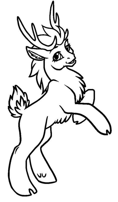 Free Printable Reindeer Coloring Pages For Kids