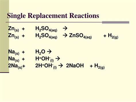 PPT - BALANCING EQUATIONS & CHEMICAL REACTIONS PowerPoint Presentation - ID:6850859