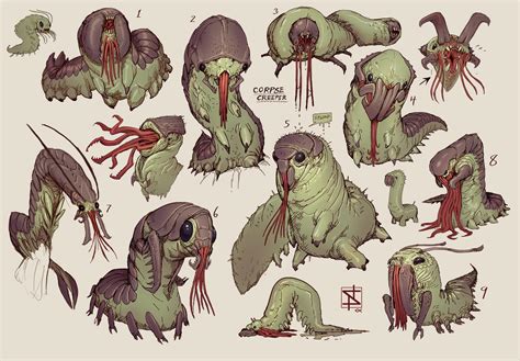 [OC] Corpse Creepers - Creature Concepts : r/DnD