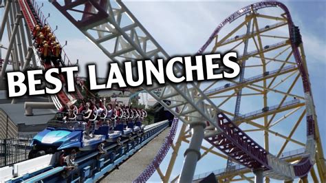 Top 10 Roller Coaster Launches in the World - YouTube