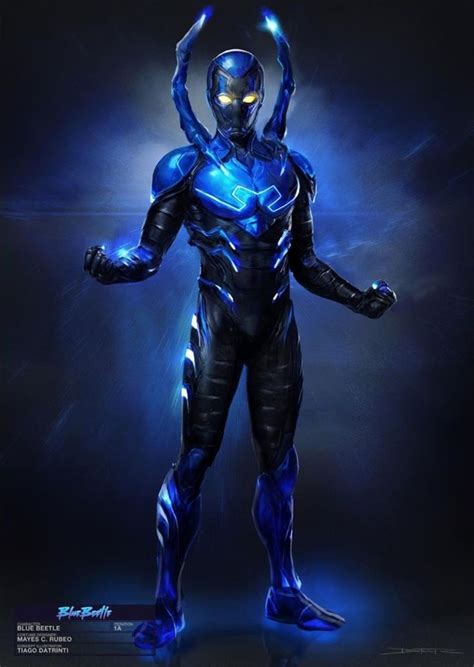 Blue Beetle | Concept Art in 2023 | Blue beetle, Film blue, Marvel and ...