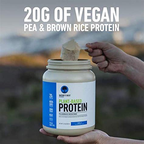 Vegan Protein Powder Unflavored from Isopure, Gluten Free, Keto, Sugar ...