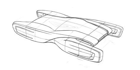 Futuristic Concept Car Sketches