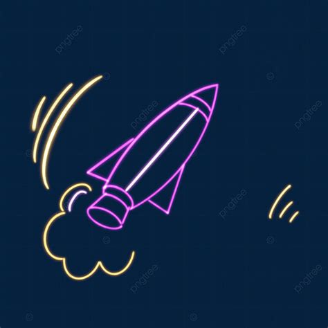 Spacecraft Clipart Transparent PNG Hd, Neon Cosmic Purple Line ...