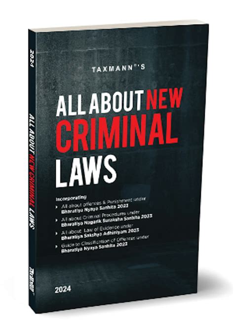 All About New Criminal Laws | BNS | BNSS | BSA by Taxmann's Editorial Board | Taxmann Virtual ...