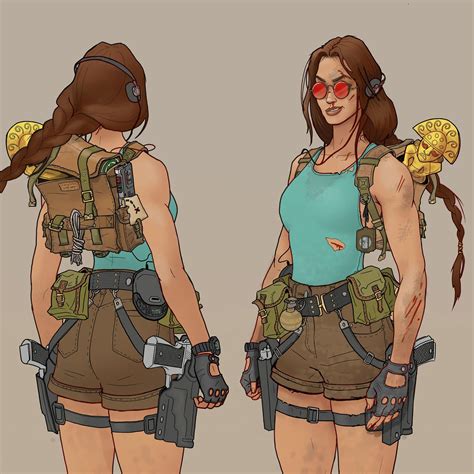 90s Lara Croft REDESIGN (21 pages!), Kameliya Minkova | Tomb raider ...