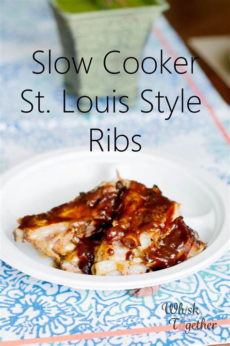 Slow Cooker St. Louis Style Ribs | Recipe | Slow cooker ribs, Crockpot ...