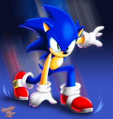 Sonic The Hedgehog by DANMAKUMAN on DeviantArt