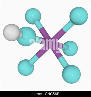 Fluoroantimonic acid. Molecular model of the superacid Stock Photo: 126899325 - Alamy