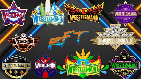 WrestleMania 181-190 Logos - YouTube