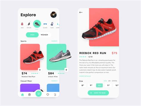 Free E-Commerce App Template (Figma)