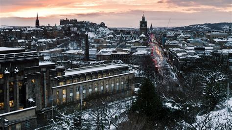 Wallpaper : Edinburgh, Scotland, winter, snow, city 1920x1080 - wallhaven - 1088800 - HD ...