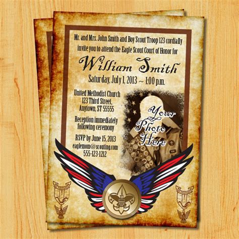 Eagle Scout Court of Honor Invitation