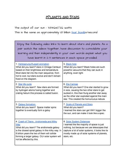 Star Formation and Planets - fPlanets and Stars The output of our sun - 3^26 watts This is the ...