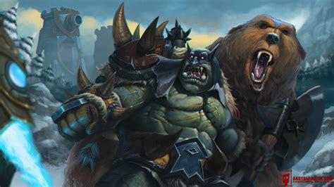 Heroes of the Storm - Rexxar and Misha by Eburone on DeviantArt