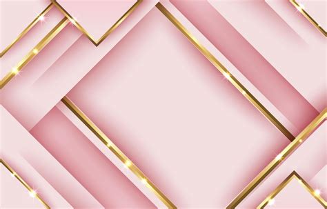 Abstract Pink Gold Geometric Background 2425290 Vector Art at Vecteezy