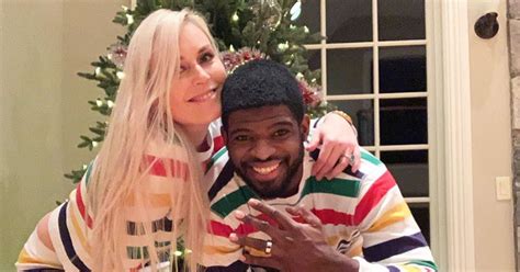 Lindsey Vonn Proposed to Her Fiance PK Subban With Engagement Ring