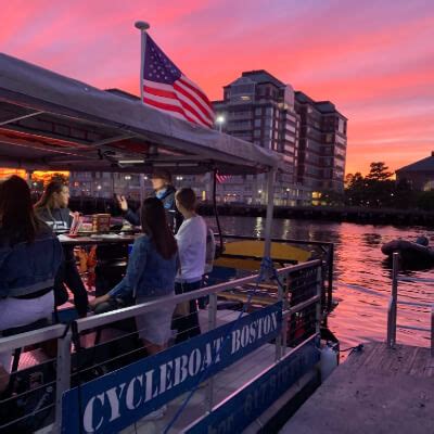 Boston Harbor Sunset Cruise | Cycleboat Boston