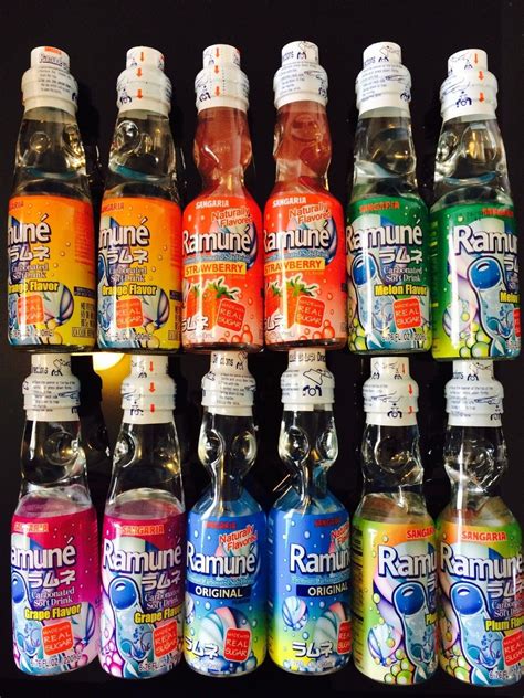 Authentic Ramune Sangria Japanese Soda 6.76 oz Carbonate Marble Soft ...