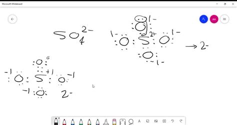 SOLVED: 2 Determine the Lewis structure for SO4 2 then Draw THREE (3 ...