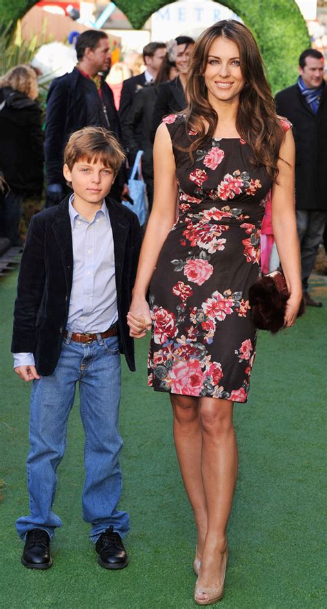 Elizabeth Hurley Steps Out With Son Damian (PHOTOS) | HuffPost ...