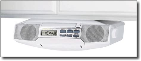 Sony Mega Bass under the cabinet radio and CD player. - lagoagrio.gob.ec