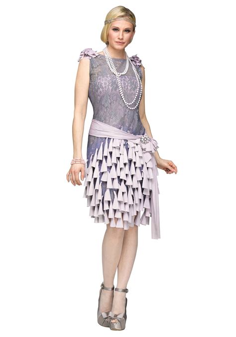 Women's Great Gatsby Daisy Buchanan Bluebells Dress Costume