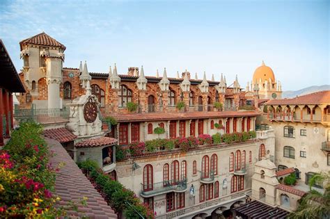 Exterior of a hotel building at Mission Inn Riverside