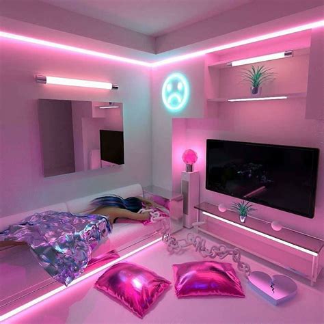 Pin by Kaylynn Murphy on bedroom | Girl bedroom designs, Neon room ...