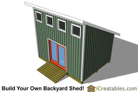 12x16 Lean To With Loft Shed Plans