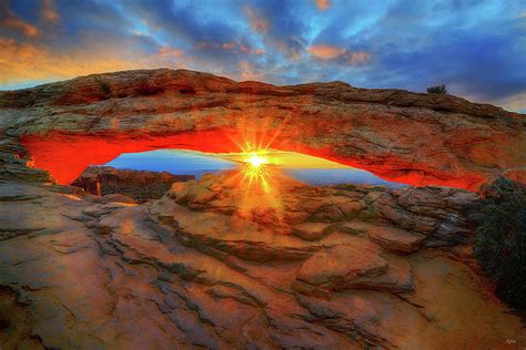 Sunrise at Mesa Arch Photograph by Greg Norrell | Pixels