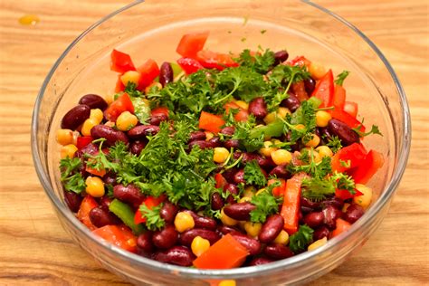 How to Make Chickpea and Red Bean Salad: 6 Steps (with Pictures)