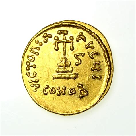 Byzantine Empire Constans II Gold Solidus Constantinople 641-668AD - Silbury Coins : Silbury Coins