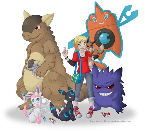 I drew my pokemon dream team. : r/pokemon