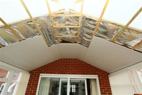 The conservatory insulation process | Conservatory roof, Conservatory roof insulation ...