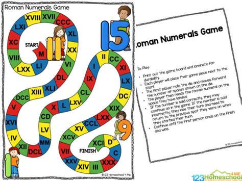 Printable Roman Numerals Games - PrintableRomanNumerals.com