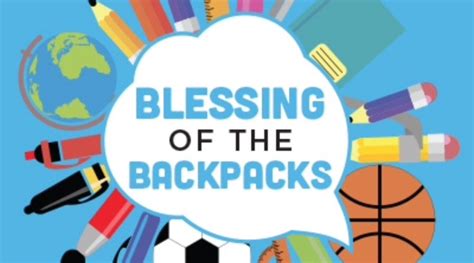 Annual Blessing of the Backpacks | Saturday, August 13, 2016 | SHIP SAVES