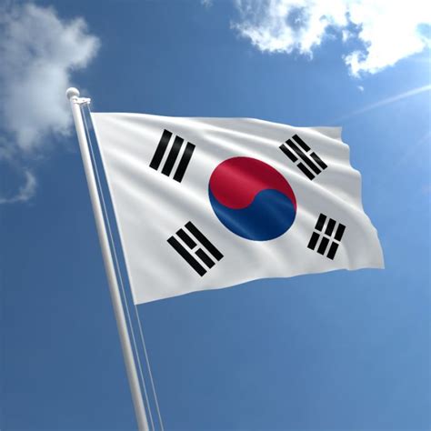 Small South Korea Flag | Buy Small South Korea Flag | The Flag Shop