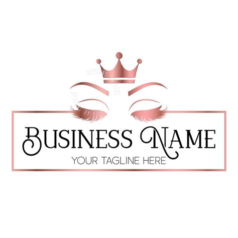 Beauty Logo, Lashes Logo Branding, Premade Eyelash Business Design ...