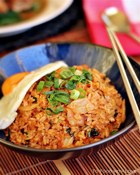 To Food with Love: Spicy Pork and Kimchi Fried Rice