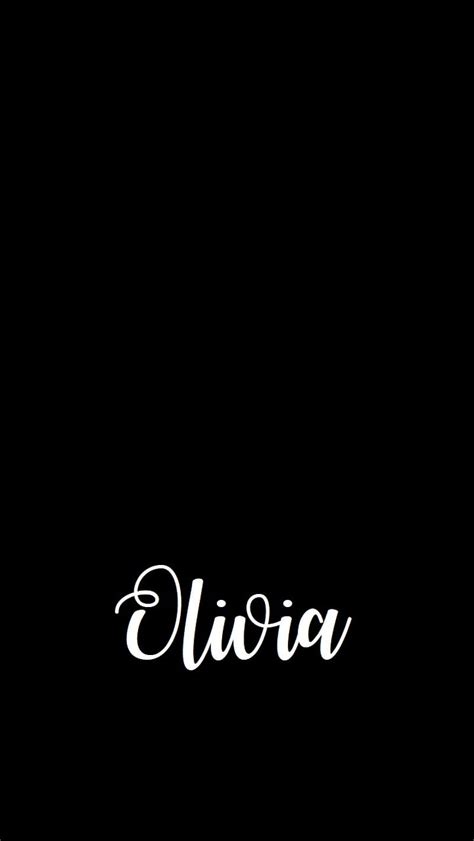 720P free download | Olivia, calligraphy, name, HD phone wallpaper | Peakpx