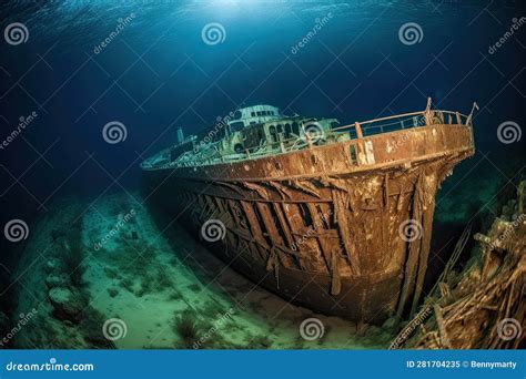 Titanic Shipwreck Underwater Royalty-Free Stock Photo | CartoonDealer ...