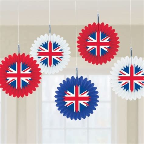 Jubilee decorations | Fan decoration, Union jack decor, Union jack